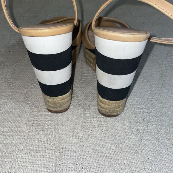 Kate Spade Women’s Slingback Espadrilles Size 6 M Tan Leather Going Out Party - Picture 10 of 12